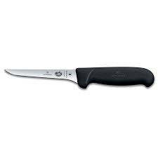 Boning Knife, Extra Narrow Flexible 12cm - Black