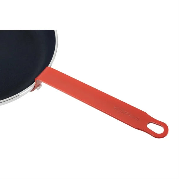 Hygiplas Aluminium Teflon Platinum Plus Frying Pan with Red Handle 280mm