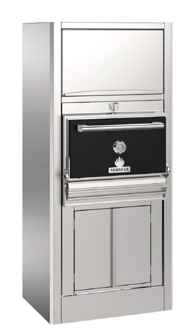 Mibrasa HMB-AC-75 Charcoal Oven With Full Cupboard-One Grill Shelf And Standard Accessories