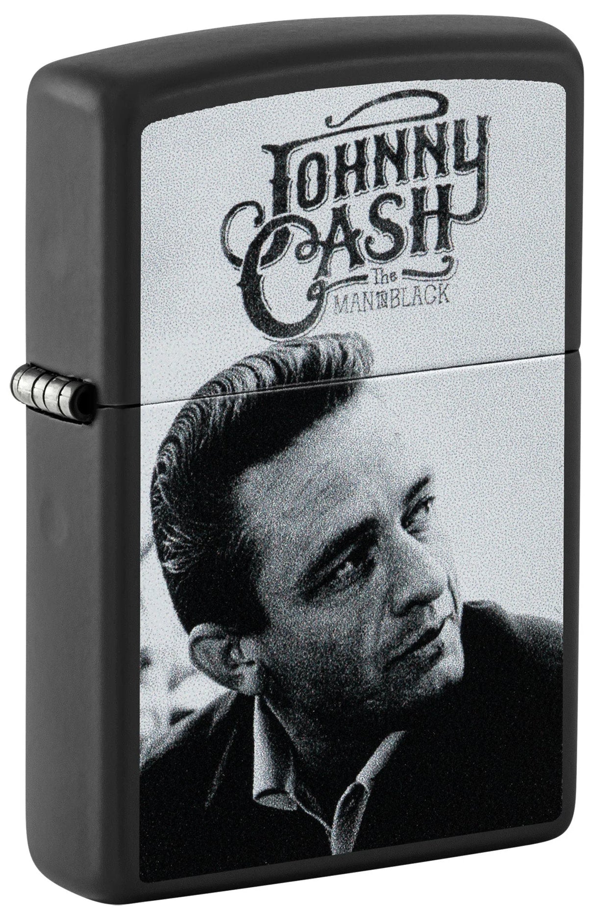 99990 - Zippo Johnny Cash Black Matte Colour Image