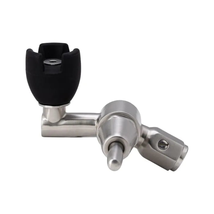 3monkeez T-3MSS-BUBS45L Lever Handle 45 Degree Bubbler With Silicone Mouthguard