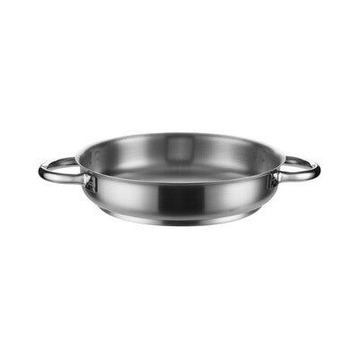 Pujadas 18/10 Stainless Steel Paella Pan without Lid (2.7L - 10L | 24cm - 40cm)