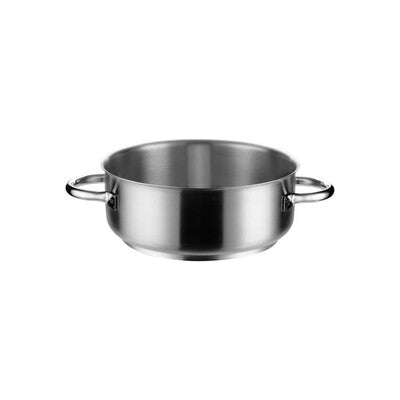 Pujadas 18/10 Stainless Steel Casserole Pot without Lid (8.4L - 27.0L | 30cm - 45cm)