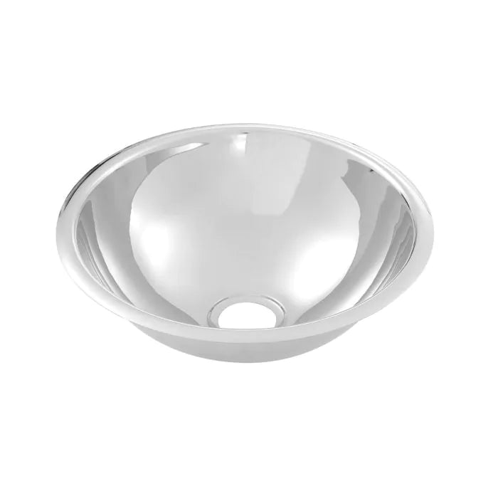 3monkeez RB385 Round Pressed Sink Bowl - 425x385x165