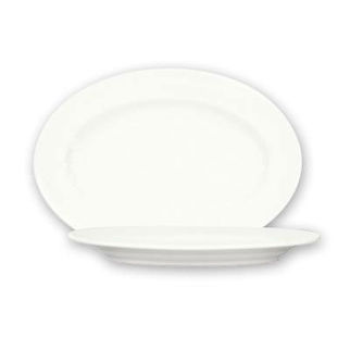 96521 - RYNER Tableware Ryner Glass Oval Platter-200Mm (Set of 36)