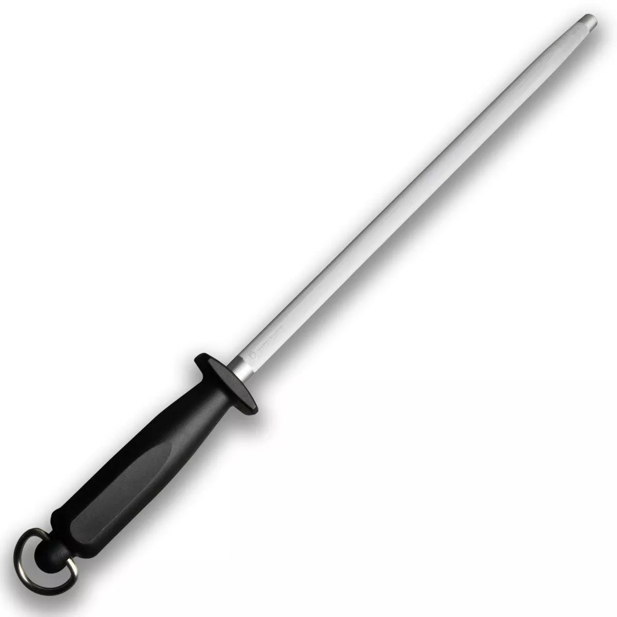 Professional Honing Steel, Round Fine Cut 30cm - Black