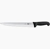 Sticking and Butchers Knife, Straight Back 30cm - Black