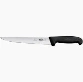Sticking and Butchers Knife, Straight Back 22cm - Black