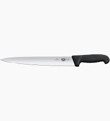 Slicing Knife, Pointed Tip Wide 30cm - Black