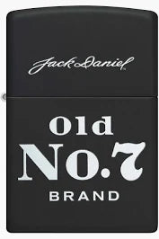 93823 - Zippo Jack Daniel's® Old #7 Black Matte