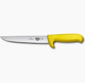 Butchers Knife, Safety Nose Heavy Stiff 18cm - Yellow