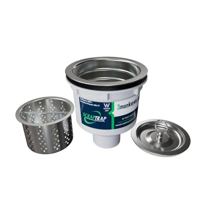 3monkeez SSBW-1 Sink Waste Arrestor (127mm)