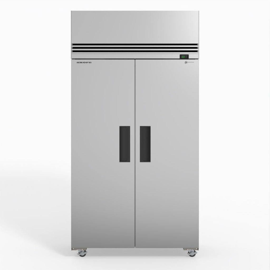 Skope SKFT1000NS-A-SS | 2 Solid Door | Upright Display | Customisable | Storage Freezer | Commercial Upright Freezer