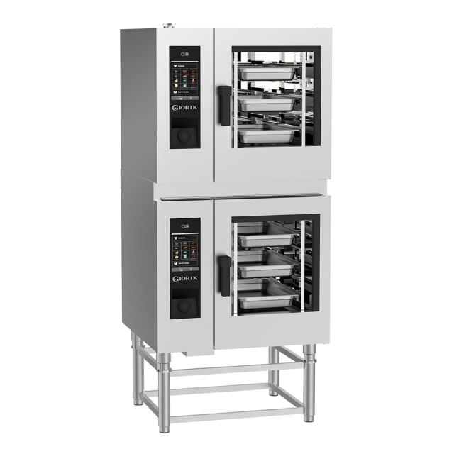 Giorik SEREST.11.0606.SF Stacked Steambox R Series Electric Combi Oven 6 on 6 x 1/1 GN with Standard Filter