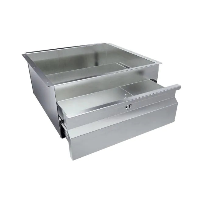 3monkeez SS DRAWER-L Stainless Steel Drawer with Lock