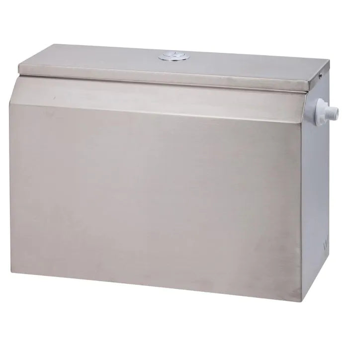 3monkeez AB-CIS-DF-2-SE-R Stainless Steel Dual Flush Cistern I Right Side Entry