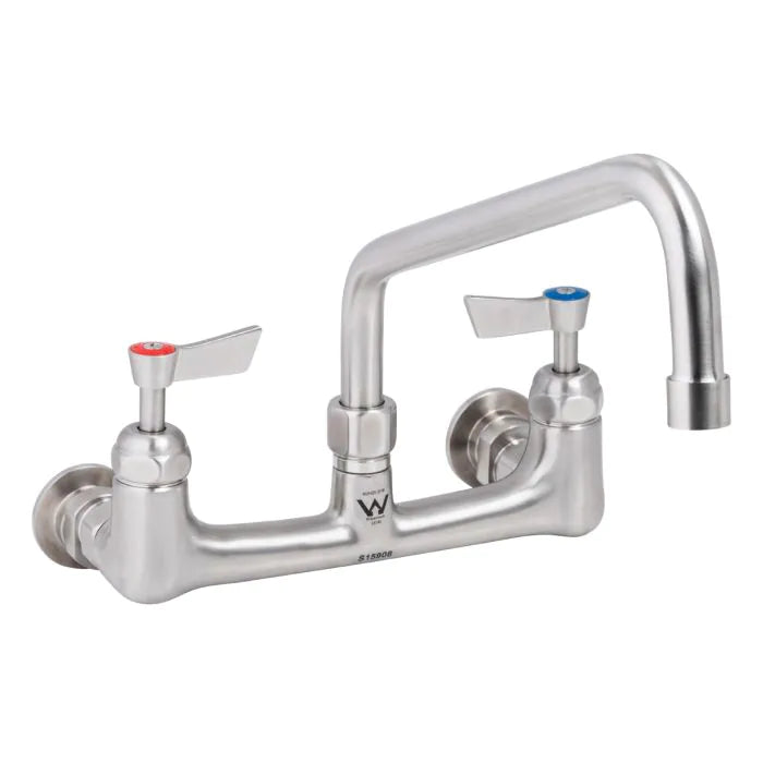 3monkeez T-3MEW06 Stainless Steel Exposed Wall Tap Body I 6" Spout