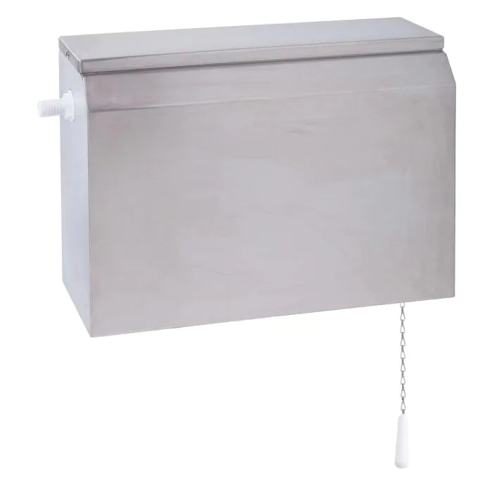 3monkeez AB-CIS-PC-SE-L Stainless Steel Pull Chain Cistern I Left Side Entry