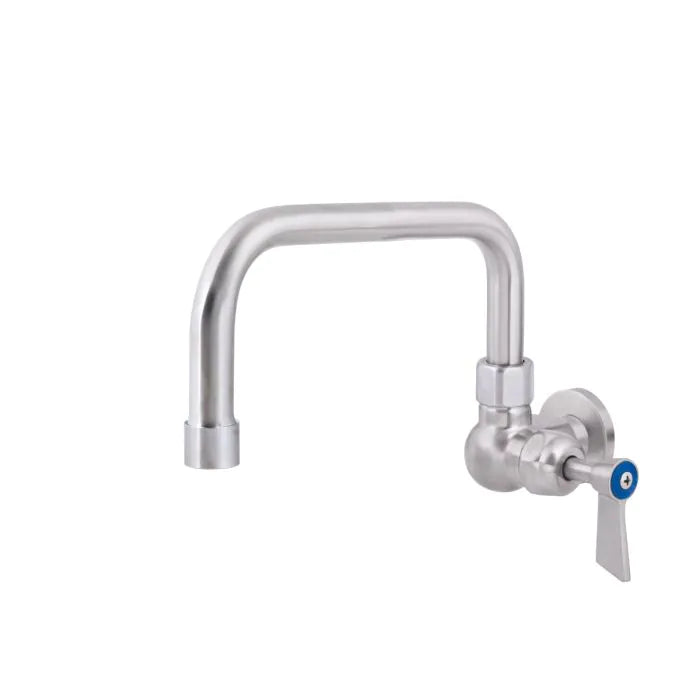 3monkeez T-3MSW08 Stainless Steel Single Wall Mount Body with Single Control I 8" Spout