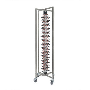 TR-500 - Caterax Stainless Steel Plate Stacking Trolley-1900x242x600Mm
