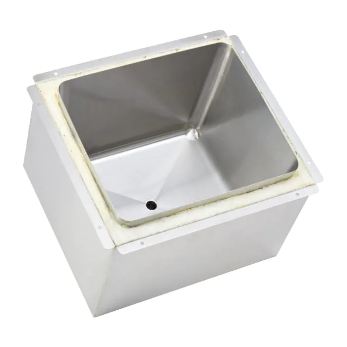 3monkeez ICE-403530 Weld In Insulated Stainless Steel Ice Well (400x350x300)
