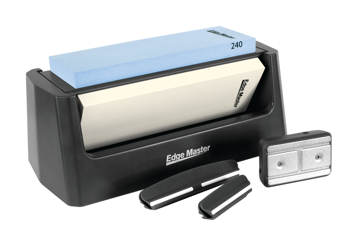 Professional Corundum 3 in 1 Whetstone Sharpening Station, 240 Grit, 1000 Grit, 3000 Grit - 242 x 122 x 109mm - 745