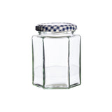 Hexagonal Twist Top Jar (CDU of 12), 280ml