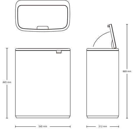 BO Touch Bin 60L Mineral Concrete Grey - 1985 (5)