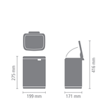 BO Waste Bin 4L Matt Black - 2754 (9)