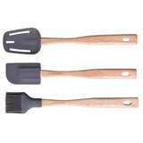 3598 - Spatula Brush Spoon Set Caviar | Silicone Kitchen Utensil Set