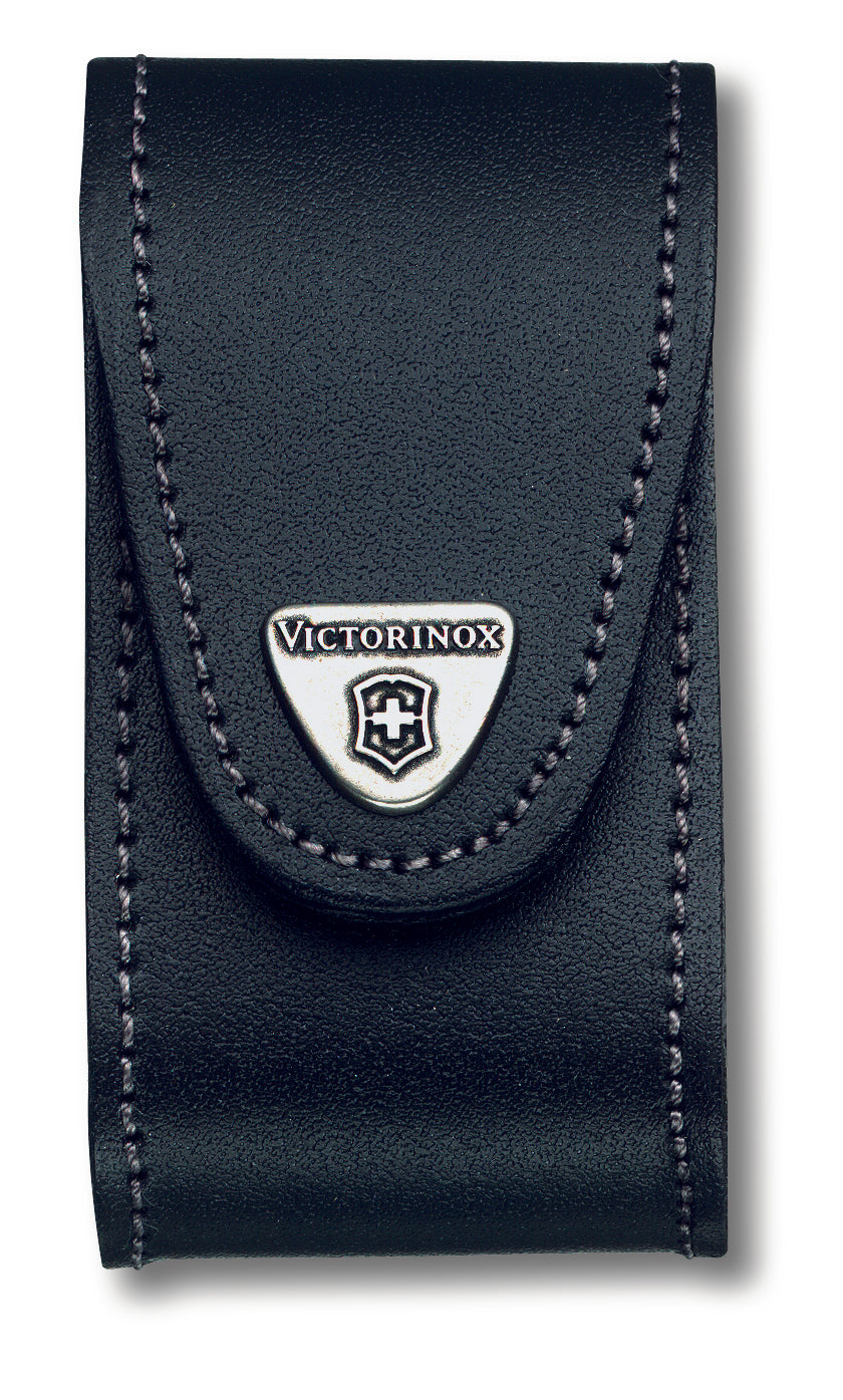 Leather Belt Pouch, Black