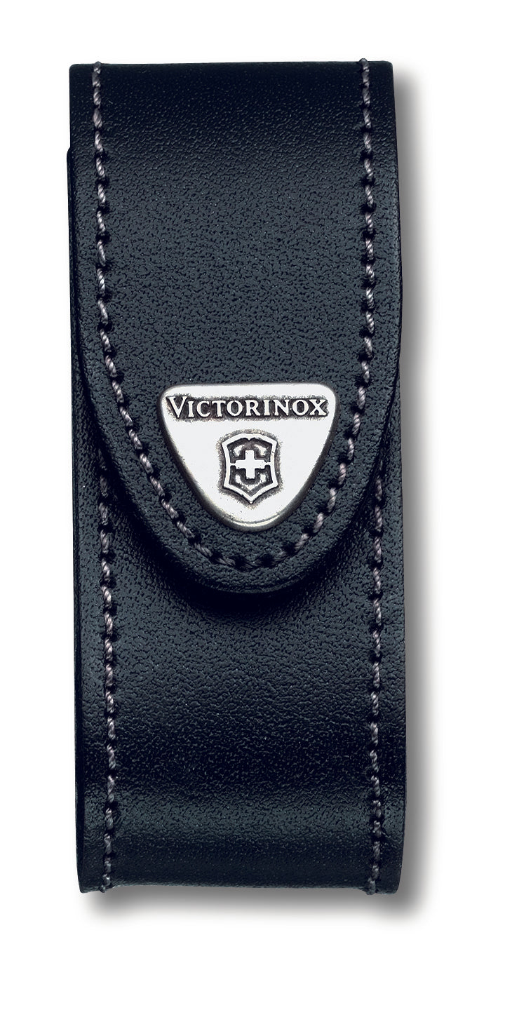 Leather Belt Pouch, Black