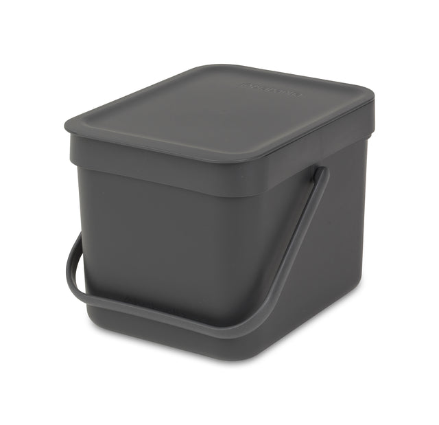 Waste Bin Sort & Go 6L - Grey - 6464