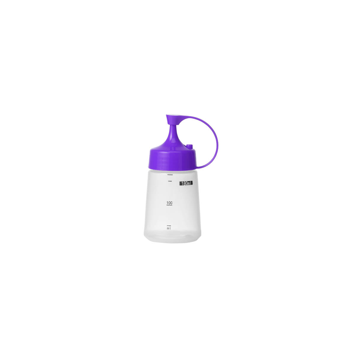 Chef Inox Soft Squeeze Bottle W/Red Cap 180ml