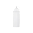 6865 - 10-Pack Chef Inox Square Plastic Squeeze Bottles 1L Clear – Professional Sauce Containers