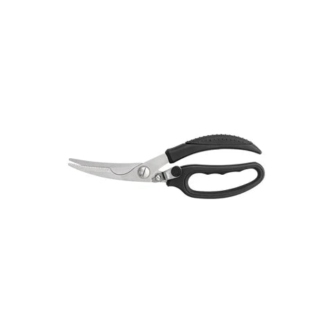 7390 - Chef Inox Poultry Shears W/Black Pp&Tpr Hdl 230mm
