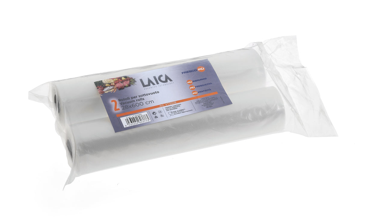 Vacuum Bag Rolls x 2 (28cm x 6m)