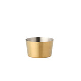MINI-08298 - Miniature Sauce Pan W O Hdl Brushed Brass (Sold in sets of 6