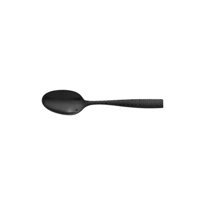 10653 - FORTESSA Lucca Faceted Dessert Spoon-18/10 Dozen