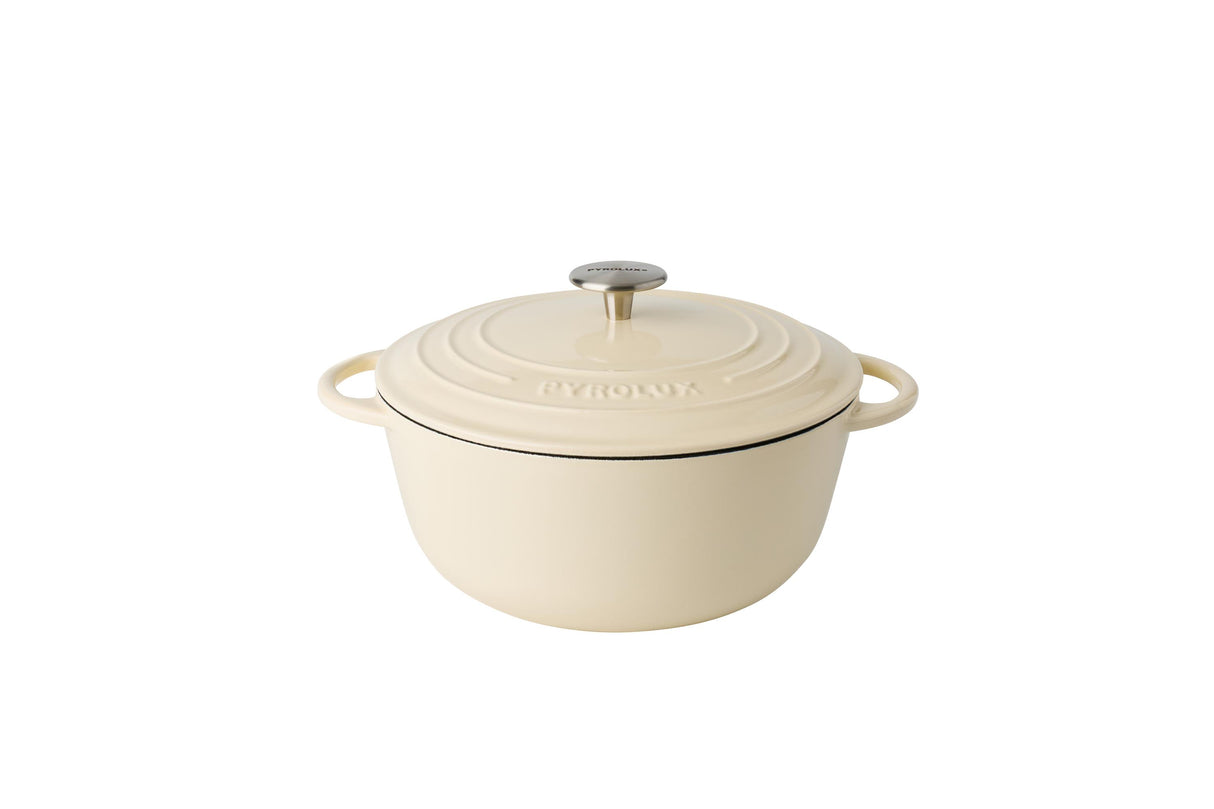 Round French Oven 24cm/4 Litre - Meringue