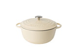 Round French Oven 26cm/5 Litre - Meringue