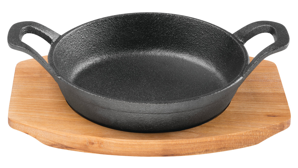 Round Gratin 12cm with Maple Tray