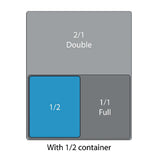 U229 - Vogue Clear Polycarbonate - GN 1/2 100mm - image 2