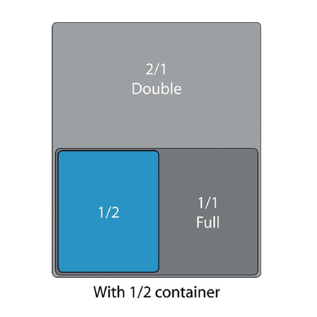 U229 - Vogue Clear Polycarbonate - GN 1/2 100mm - image 2