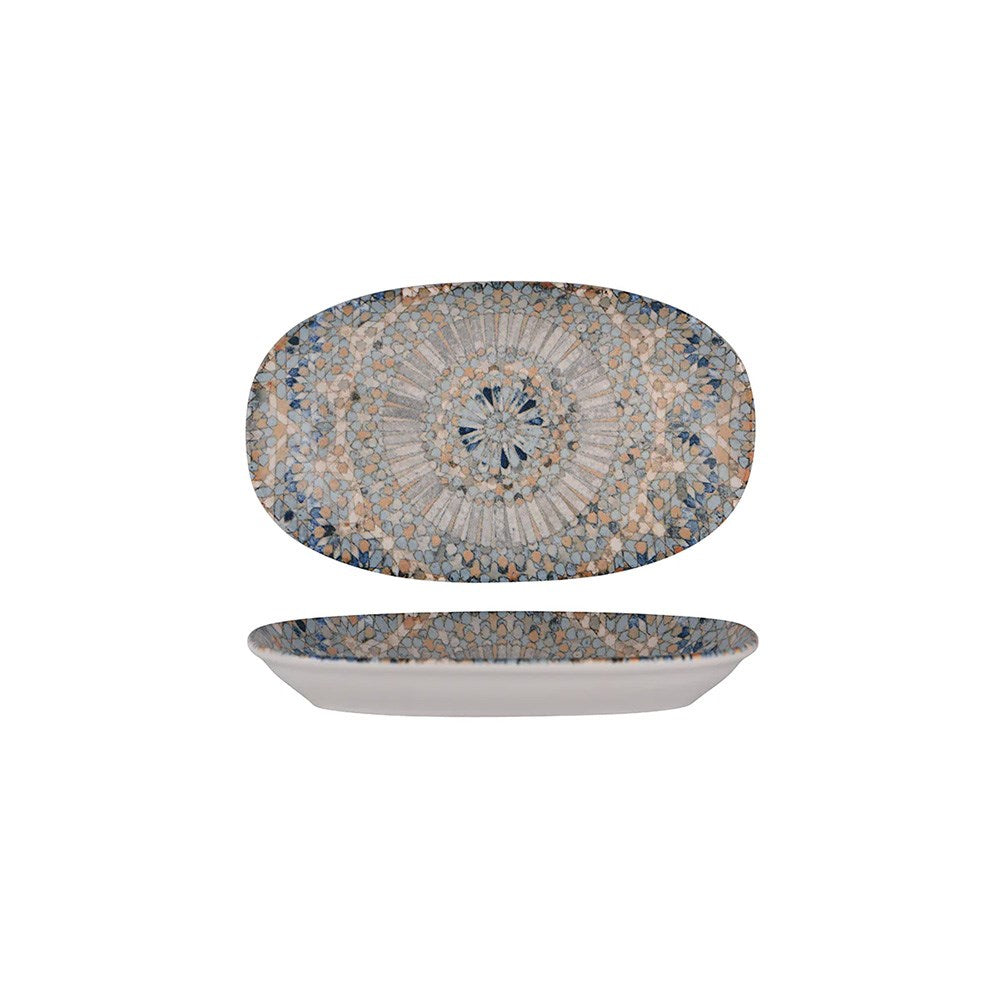 130142 - Bonna Luca Mosaic Oval Coupe Dish 240x140mm (Set of 12)