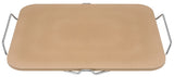 Rectangular Pizza Stone with Rack - 38 x 30cm - 12258