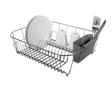 Slimline Dish Rack, Large - Grey - 12675