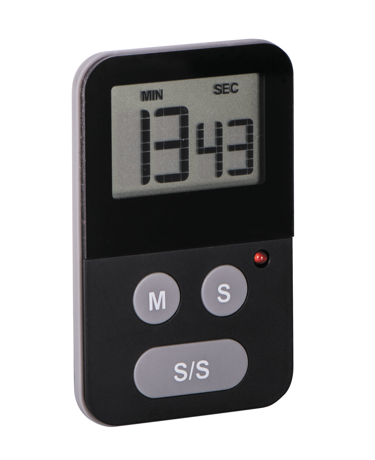 Digital Kitchen Timer with Light - Black - 12943