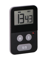 Digital Kitchen Timer with Light - Black - 12943