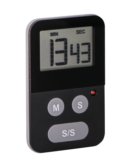 Digital Kitchen Timer with Light - Black - 12943